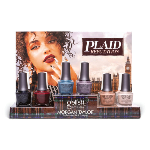 Gelish & Morgan Taylor Plaid Reputation 12PC  1130056