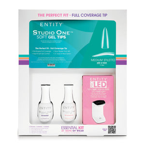 Kit de gel souple Entity, Stiletto moyen 5640003