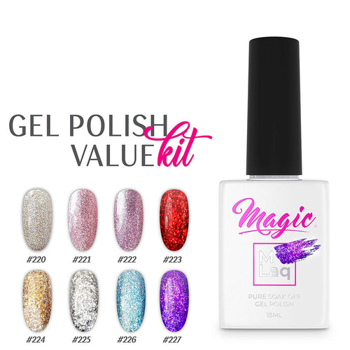 Kit vernis semi-permanent Magic Gel System – Éclat floral 47265