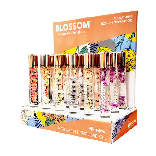 Huile de Parfum Naturelle Blossom Présentoir de 18pcs BLP018-NAT1