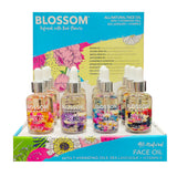 Présentoir d'huiles visage hydratantes Blossom 12 pièces BL-FACEOIL12