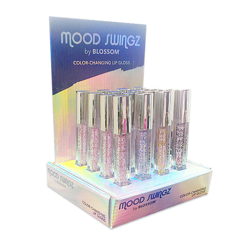 Blossom Mood Swingz Brillant à Lèvres Changeant de Couleur 16PC Dis BLG-MS