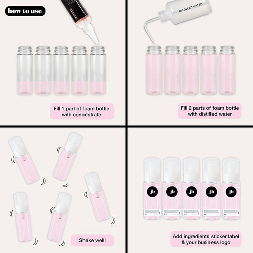 JB Cloud Cleanse Concentré + Kit flacon de vente au détail JBCCCKIT