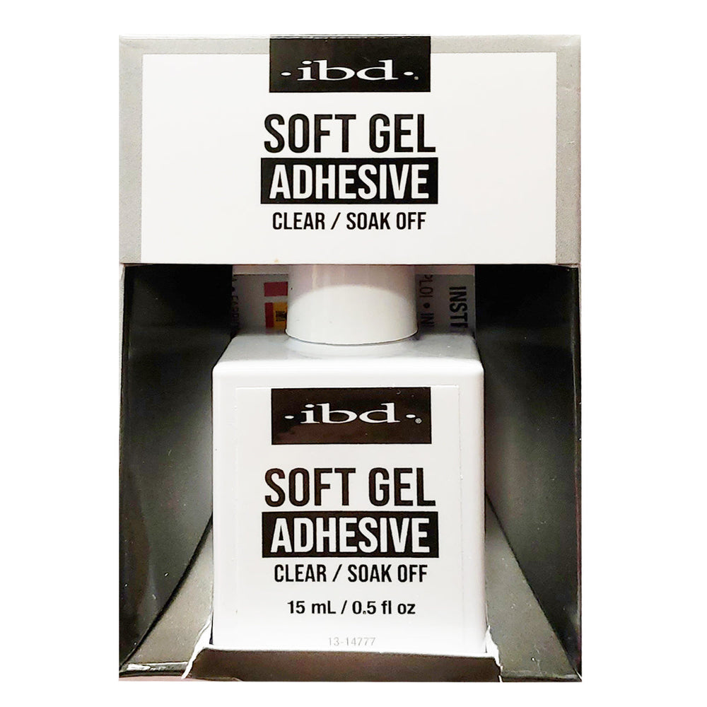 Ibd Soak Off Soft Gel Adhesive Clear 0.5 fl oz 36771