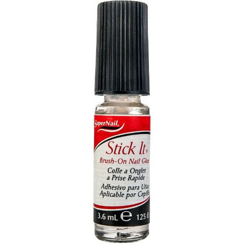 Colle à ongles SuperNail au pinceau -Stick It 3,6ml-0,125 oz. 50526