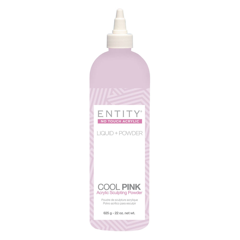 Poudre de modelage acrylique sans contact Entity rose froid 22 oz