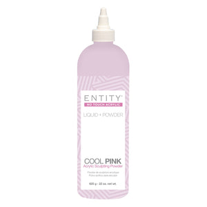 Poudre de modelage acrylique sans contact Entity rose froid 22 oz