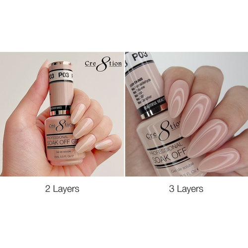Cre8tion French Collection Gel Soak Off 0,5 oz P03 09620