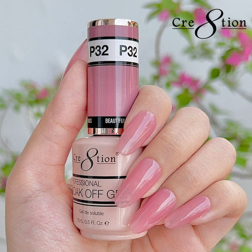 Cre8tion French Collection Soak Off Gel 0.5 oz P32 07094