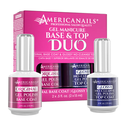 Duo Base et Top Coat Brillant sans Résidu Original Americanails