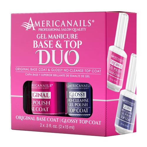 Duo Base et Top Coat Brillant sans Résidu Original Americanails