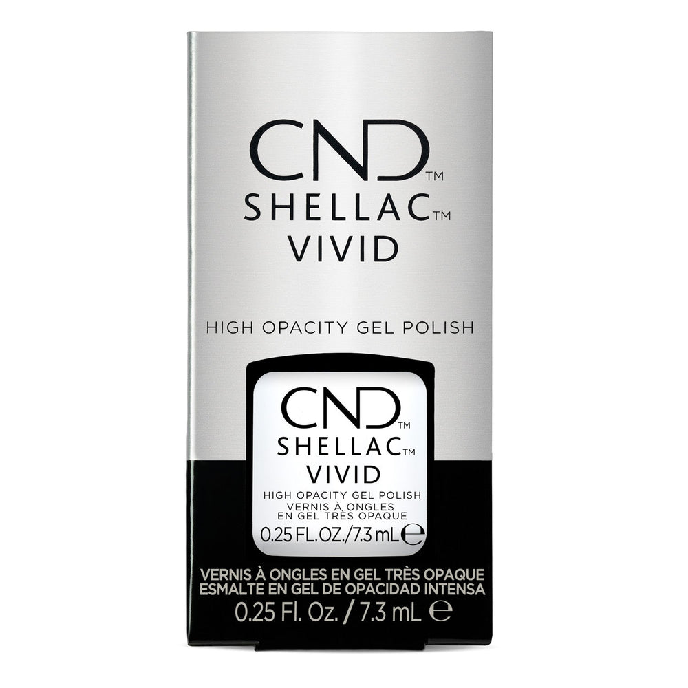 CND Shellac Vivid White Gloves 0.25 fl oz 7.3 ml 01760