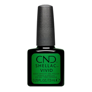 CND Shellac Vivid Shamrock Green 0.25 fl oz 7.3 ml 01763