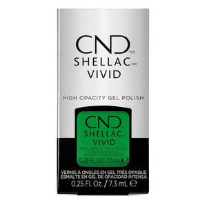 CND Shellac Vivid Shamrock Green 0.25 fl oz 7.3 ml 01763
