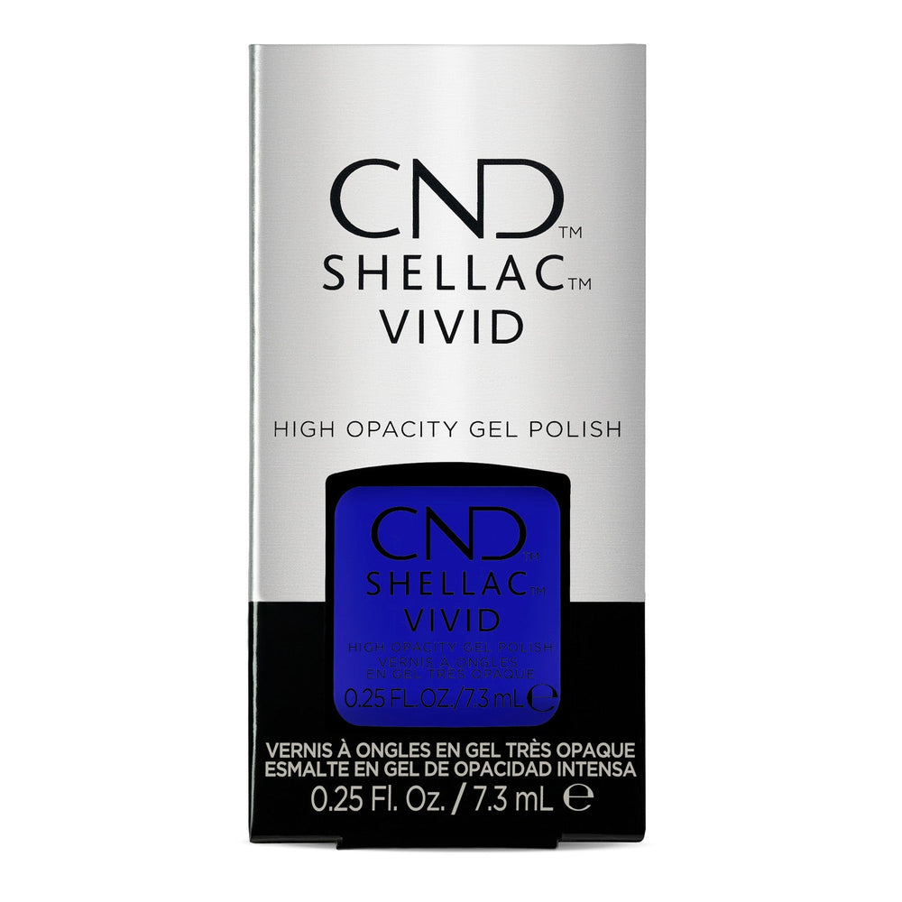 CND Shellac Vivid Lazuli Blue 0.25 fl oz 7.3 ml 01764