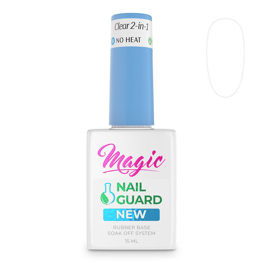 Magic Builder Gels NailGuard - Clear 2-in-1 15ml 73033
