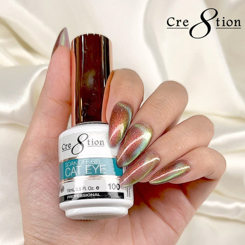 Cre8tion Soak Off Cat Eye Gel #100 0916-2899