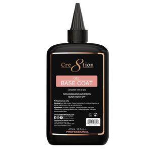 Cre8tion Soak Off Gel Base Coat 16 fl oz 0916-3264 / 06809