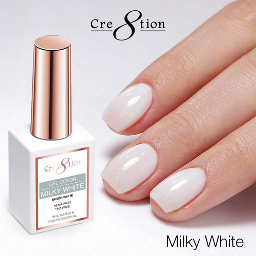 Cre8tion Gelcolor Blanc Laiteux 0.5 oz 0916-3600 07506