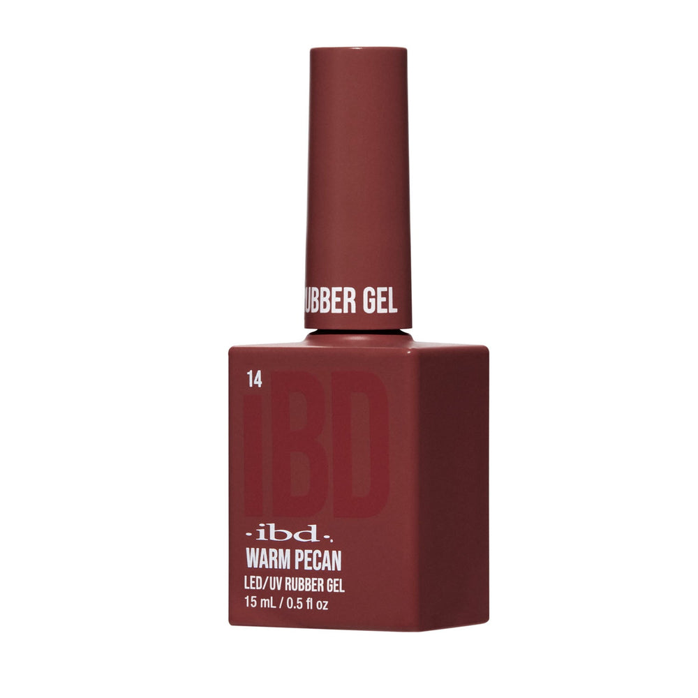 IBD LED/UV Gel Caoutchouc 14 ml - Noix de pécan chaude 37720