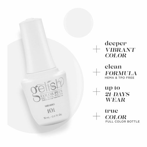Gelish Color Plus 0.5 fl oz - Hard Launch White 1510101