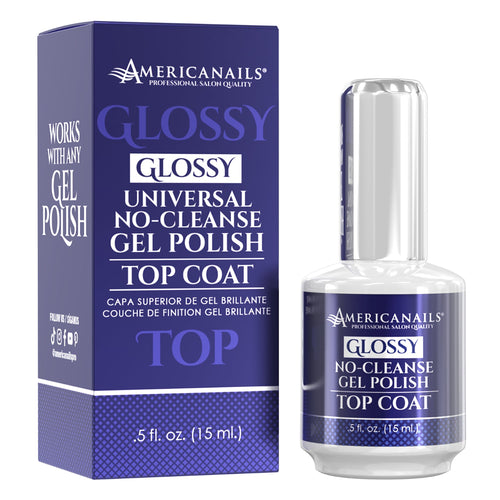 Americanails Top Coat sans nettoyage Fini brillant 0.5ozAMN1017G