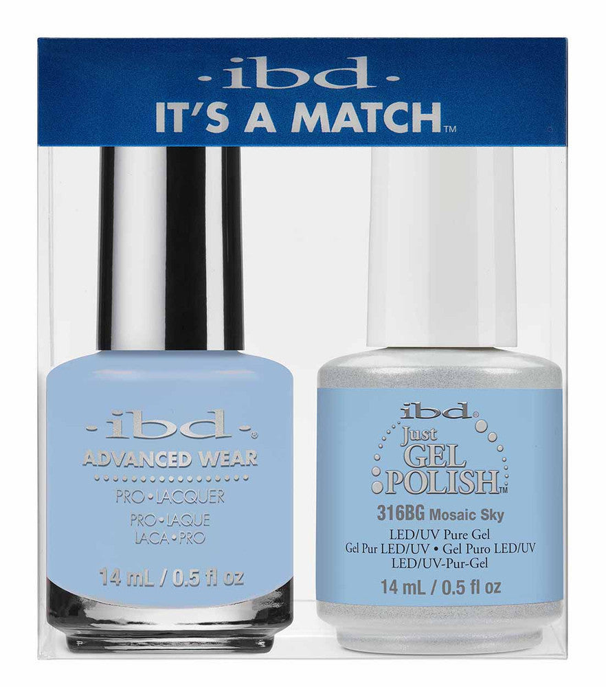 Vernis gel IBD Just Gel Polish C'est un match - Mosaic Sky 85109