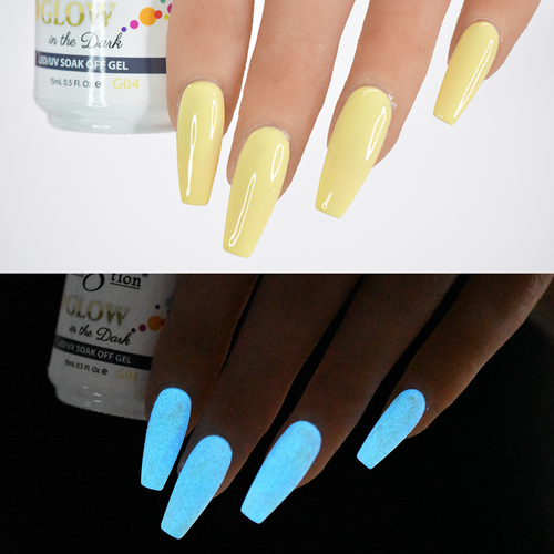 Cre8tion Glow In The Dark 04 Gel Soak Off 0.5 floz 0916-0405