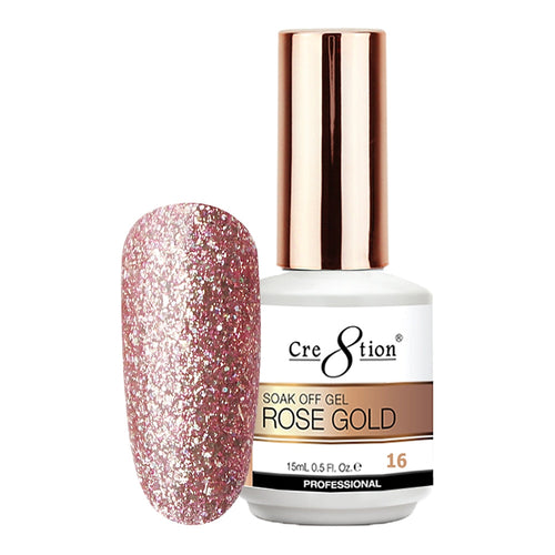 Cre8tion Rose Gold 16 Gel à dissoudre 0,5 fl oz/15 ml 0916-3139