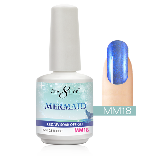 Cre8tion Gel Soak Off LED/UV Sirène 0,5 fl oz/15ml - MM18