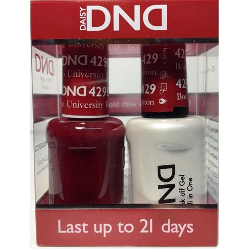 Daisy DND429 Kit de vernis gel Soak Off – Rouge Boston University