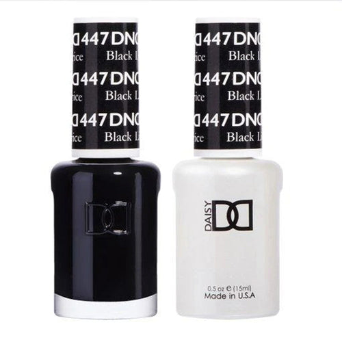 Kit tout-en-un de vernis gel semi-permanent Daisy DND447 – Réglisse noire