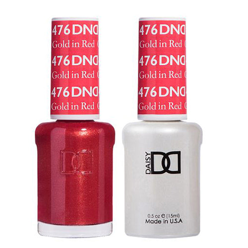 Daisy DND476 Kit Complet de Gel Soak Off Tout-en-un - Or et Rouge