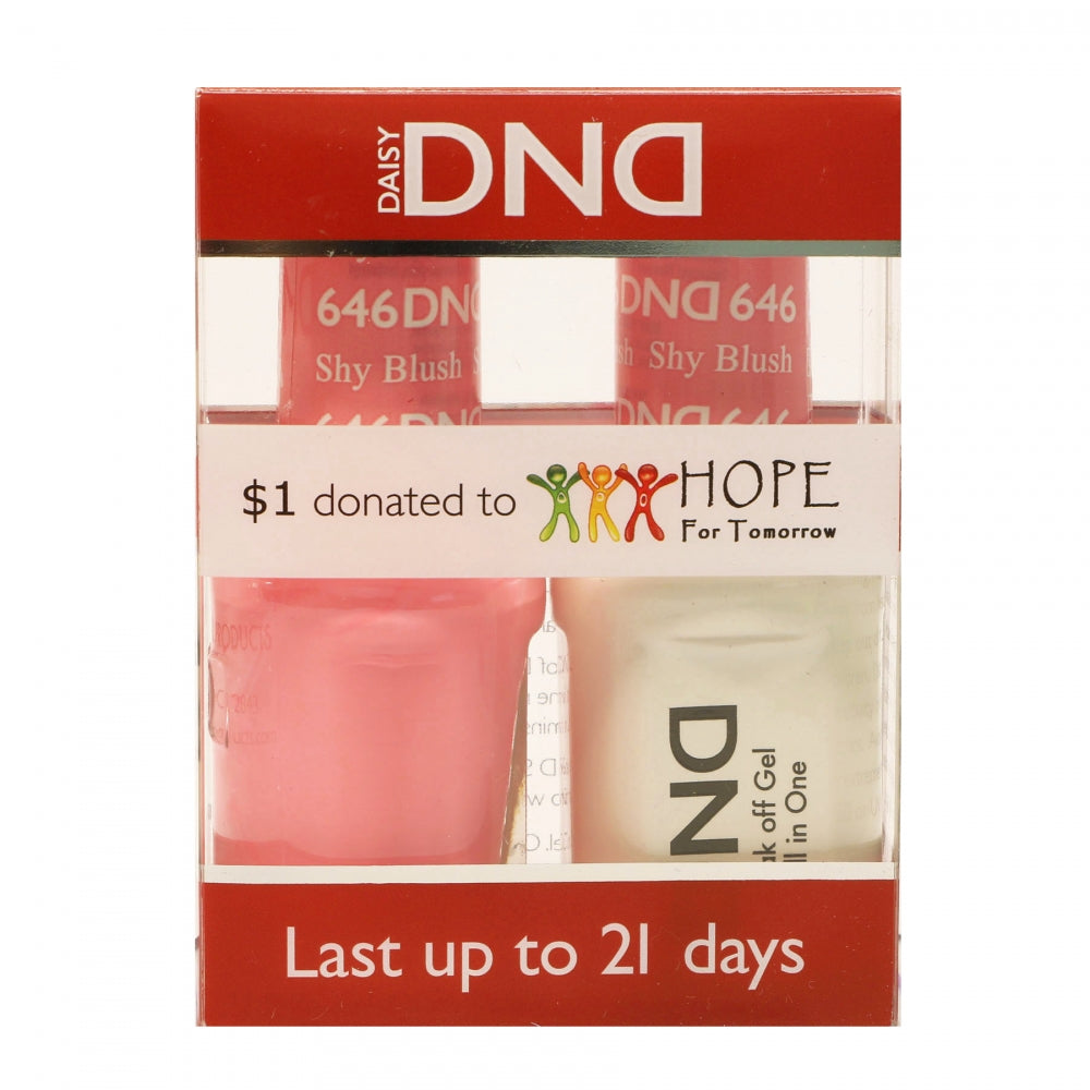 Daisy Soak Off Gel Kit Tout-en-un - Shy Blush DND646