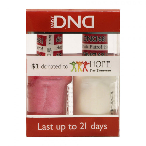 Kit Tout-en-un Gel Soak Off Daisy - Rose vif Patrol DND681