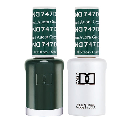 Kit tout-en-un de gels à dissoudre Daisy Soak Off - Auora Green DND747