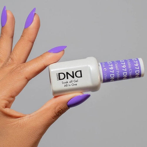 Kit tout-en-un de vernis gel soak off Daisy - Pebble Cloud DND797