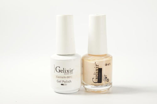 Gelixir Soak Off Gel Ensemble Tout-en-un - Cornsilk GX001