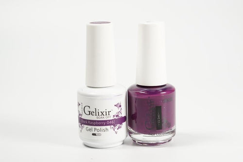 Gelixir Soak Off Gel Set Tout-en-un - Framboise Foncé GX046