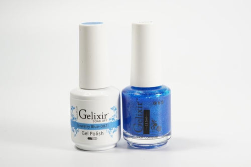 Gelixir Soak Off Gel Ensemble tout-en-un – Bleu Bijou GX082