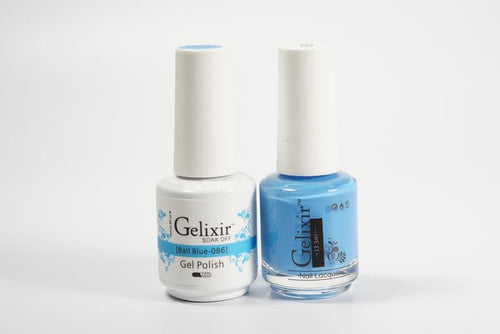 Gelixir Soak Off Gel Set Tout-en-un - Bleu Ball GX086