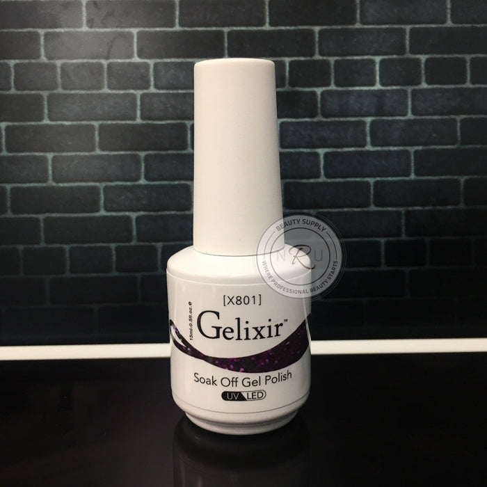 Vernis Gel Soak Off Gelixir UV/LED 15 ml - X801