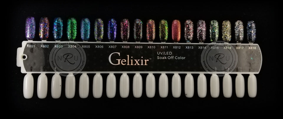 Vernis Gel Soak Off Gelixir UV/LED 15 ml - X801