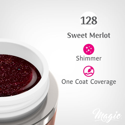 Peintures Gel Magiques - Doux Merlot #128 5ml 36967