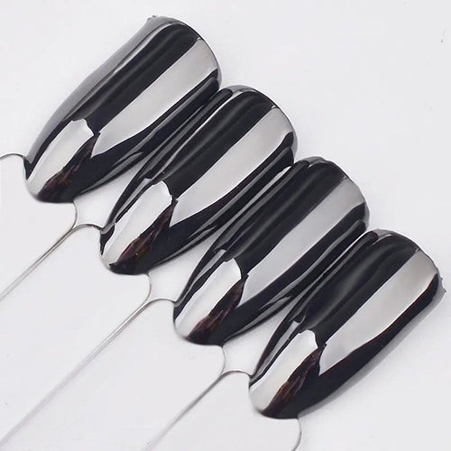 Poudre Chrome Miroir pour Ongles - Noir 00450