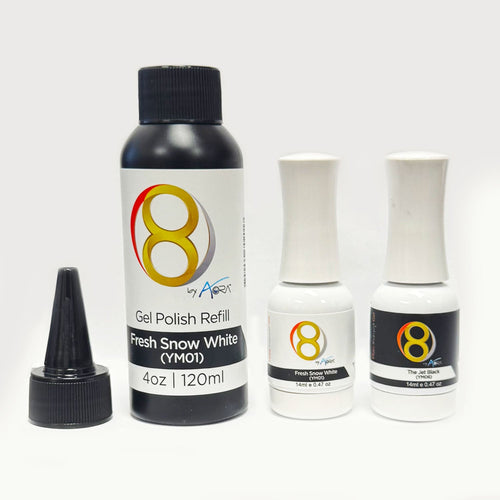 Aora Gel Polish Recharge Fresh Snow White 4oz 70203