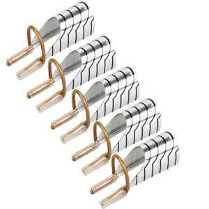 Berkeley Resuable Metal Nail Form Silver Design 5pk NF110-SV