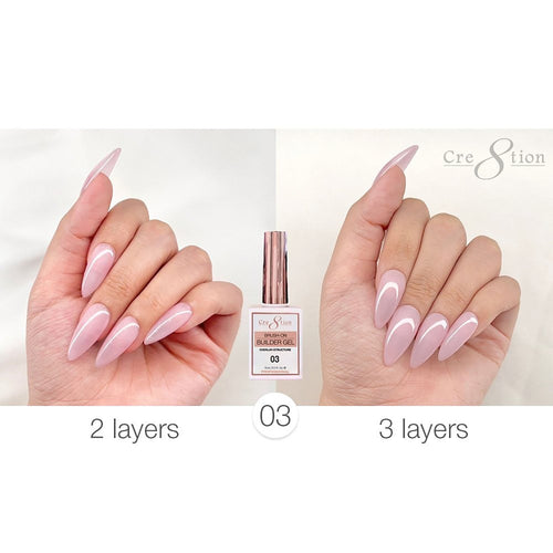 Gel de construction à brosser Cre8tion Overlay #3 0916-2226