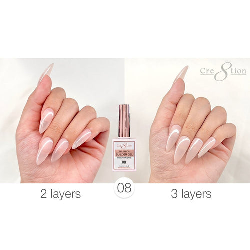 Gel de construction à brosser Cre8tion Overlay #8 0916-2231