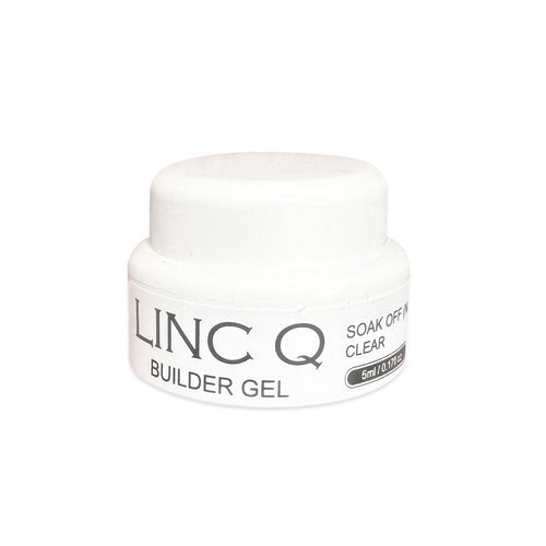 Linc Q Gel de Construction Soak Off Sans Brûlure 5 ml Transparent 06505